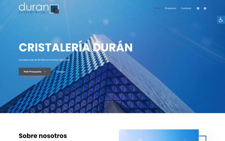 Ekrano kopija cristaleriaduran.es