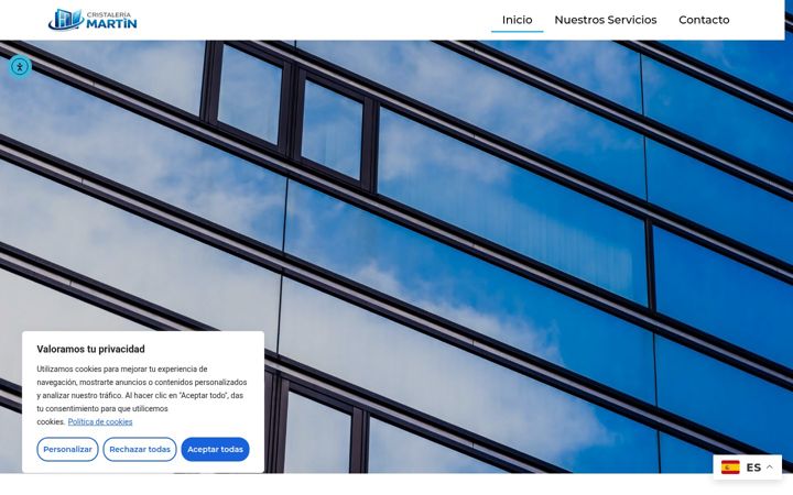 Screenshot of cristaleriamartin.com