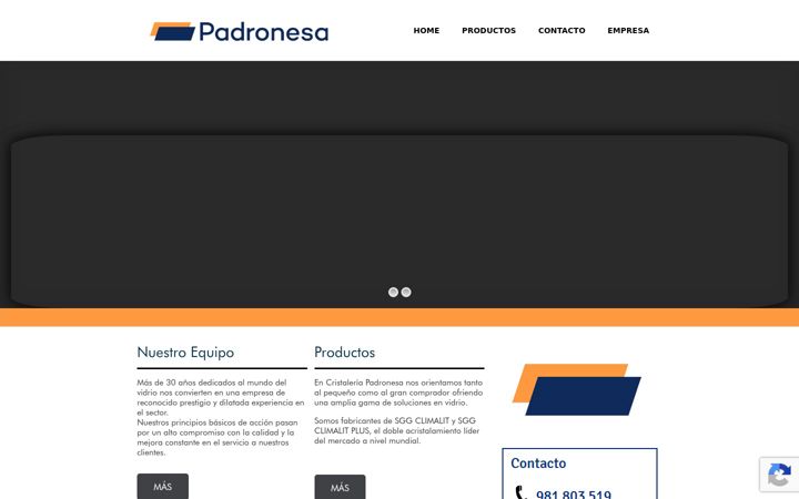 Screenshot of cristaleriapadronesa.com
