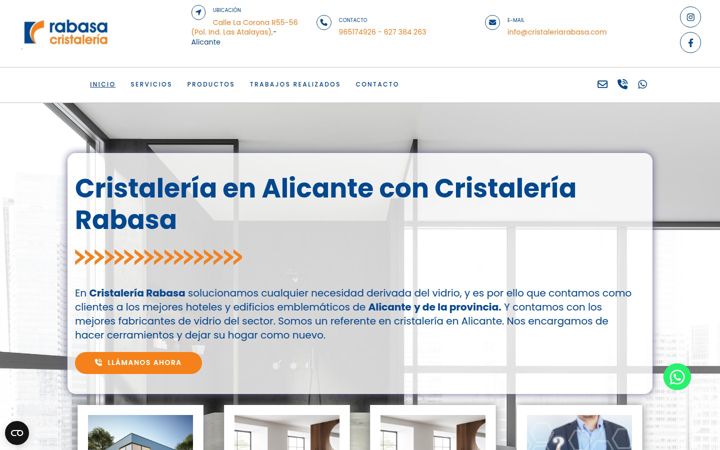 Screenshot von cristaleriarabasa.com