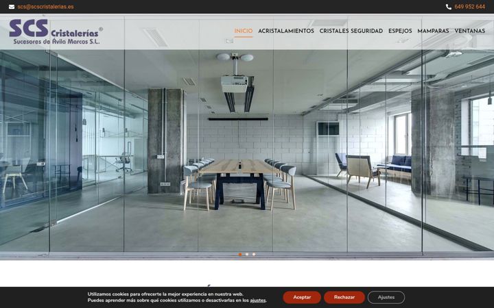 Screenshot of cristaleriasensalamanca.es