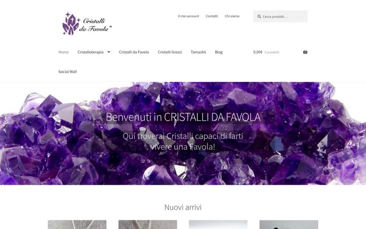 Screenshot of cristallidafavola.com