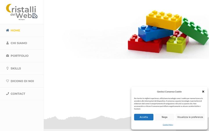 Screenshot di cristallidelweb.it