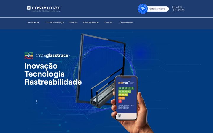 Screenshot van cristalmax.pt