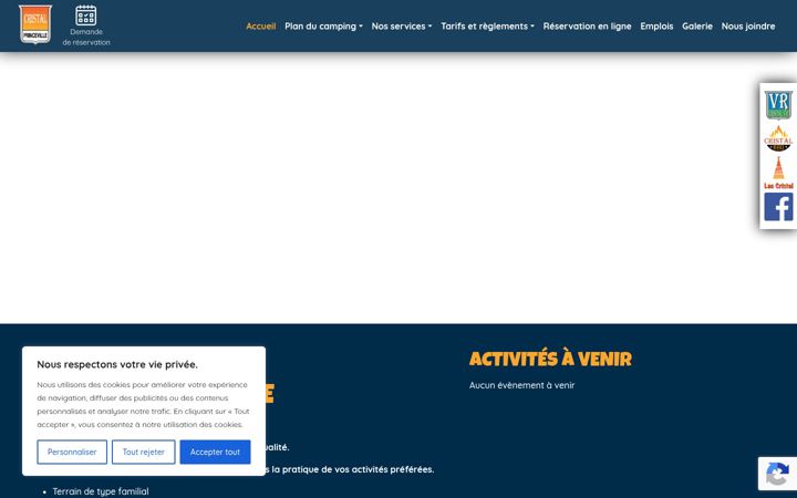 Екранна снимка на cristalprinceville.ca
