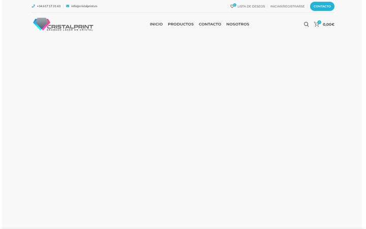 Screenshot di cristalprint.es