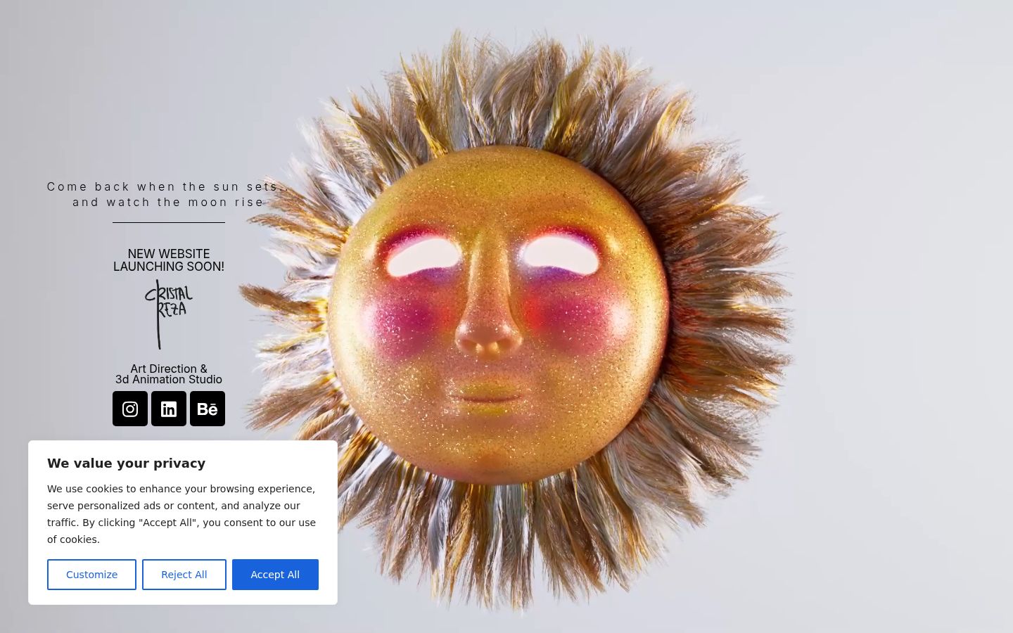 Sutikimo reklamjuostės, rodytos prieš bet kokią sąveiką, ekrano kopija