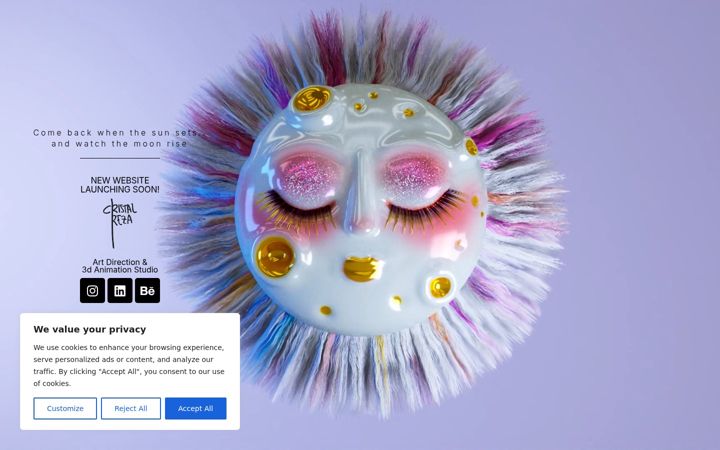 Screenshot of cristalreza.com