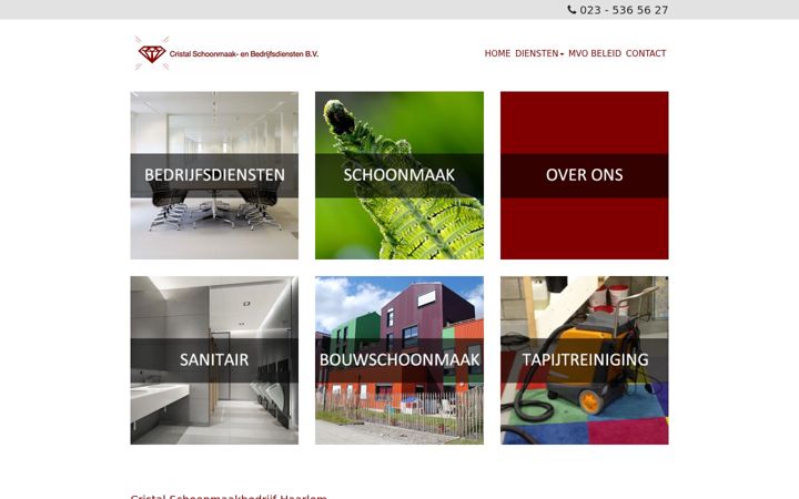 Screenshot του cristalschoonmaak.nl