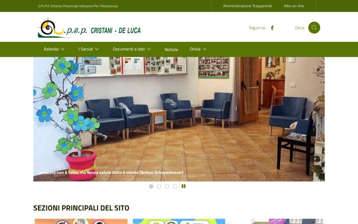 Screenshot di cristanideluca.it