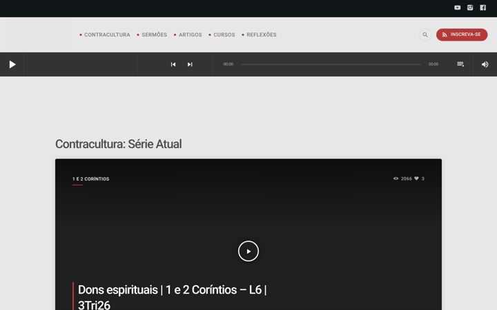 Screenshot of cristaoscansados.com.br