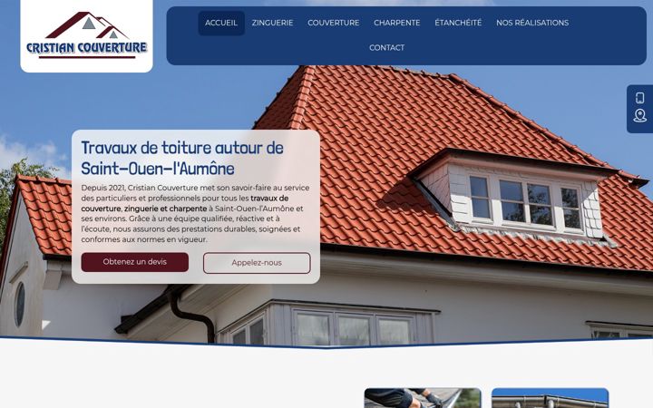 Screenshot of cristian-couverture.fr