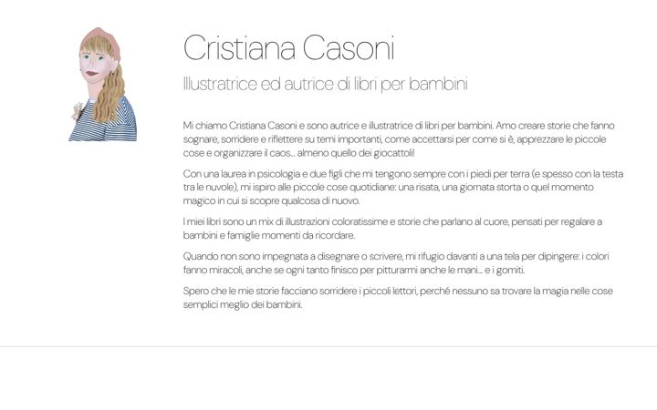 Screenshot di cristianacasoni.it