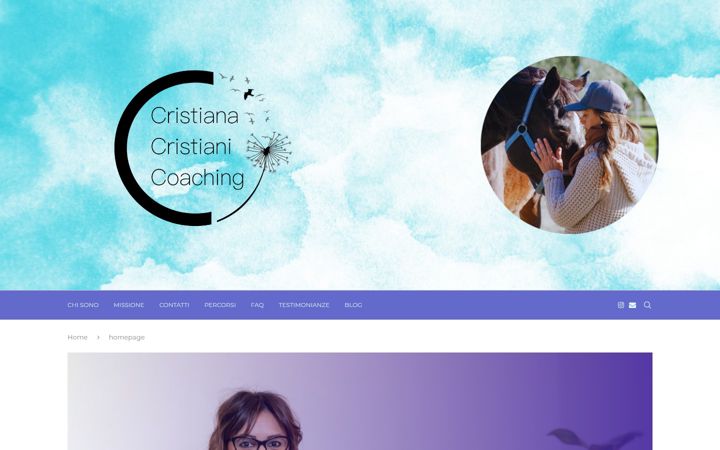 Screenshot di cristianacristianicoaching.it