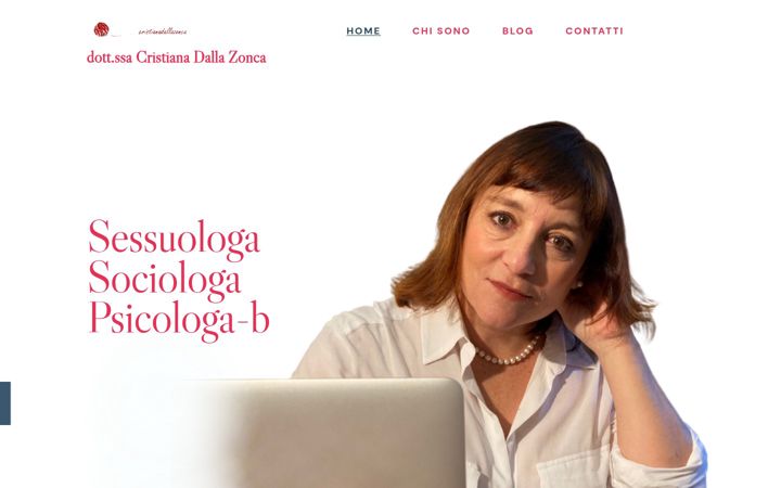 Screenshot di cristianadallazonca.it