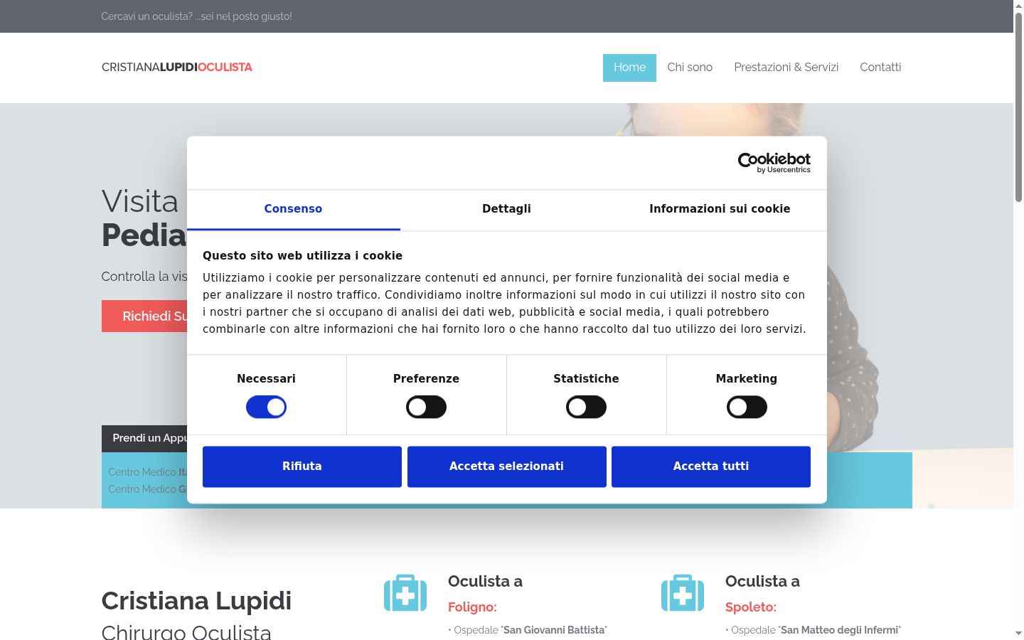 Zrzut ekranu banera zgody wyświetlanego przed jakąkolwiek interakcją