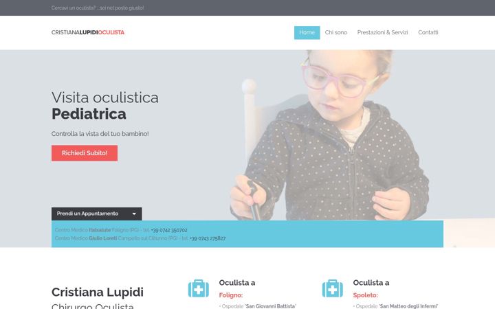 Screenshot di cristianalupidi.it
