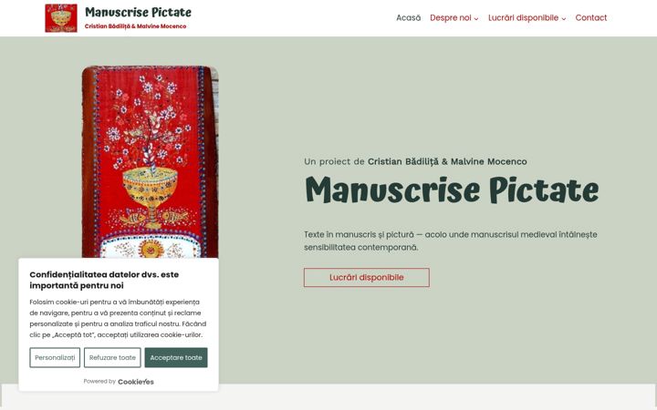 Screenshot of cristianbadilita.ro
