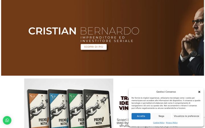 Screenshot di cristianbernardo.it