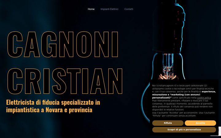 Screenshot di cristiancagnoni.it