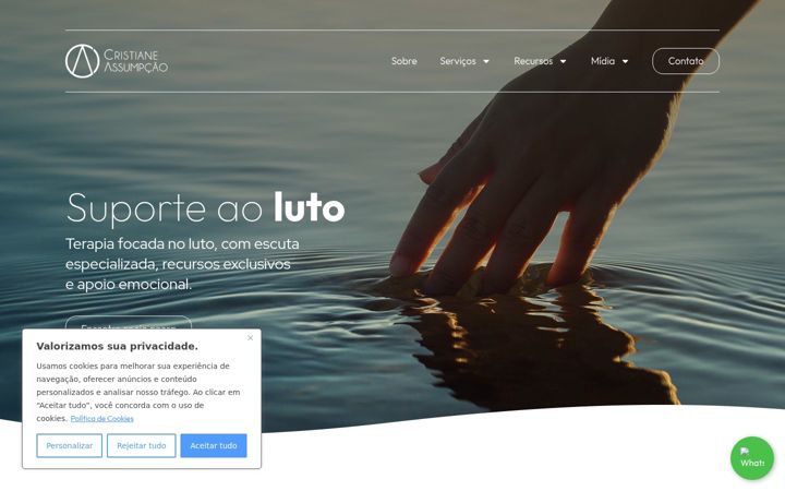 Screenshot of cristianeassumpcao.com.br