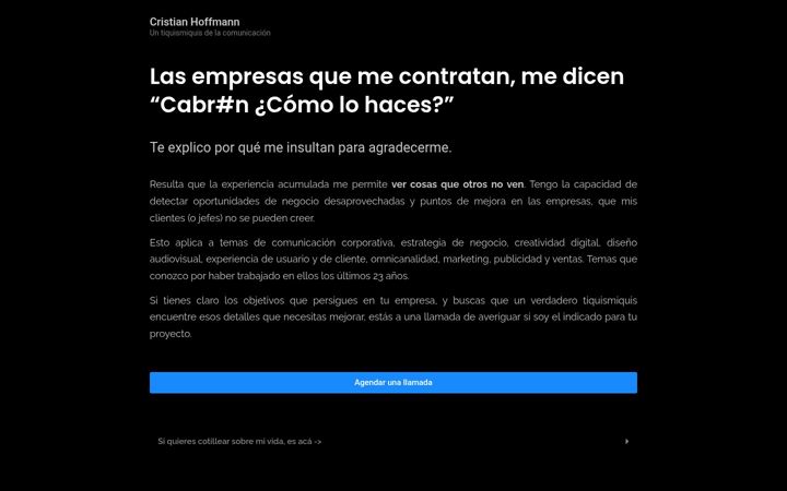 Screenshot of cristianhoffmann.es