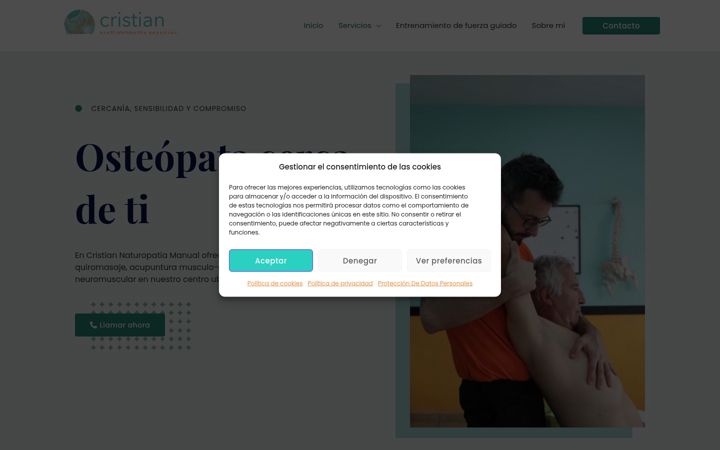Screenshot of cristiannaturopatiamanual.com