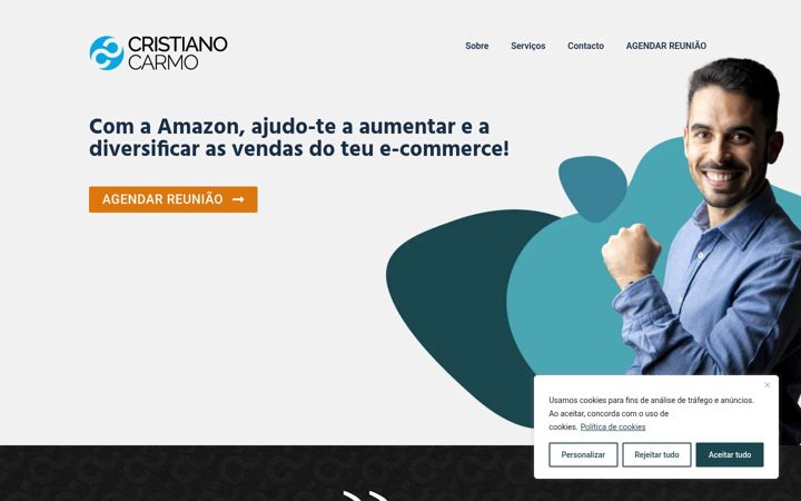Screenshot of cristianocarmo.com
