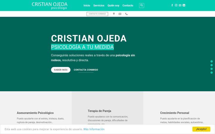Screenshot of cristianojeda.es