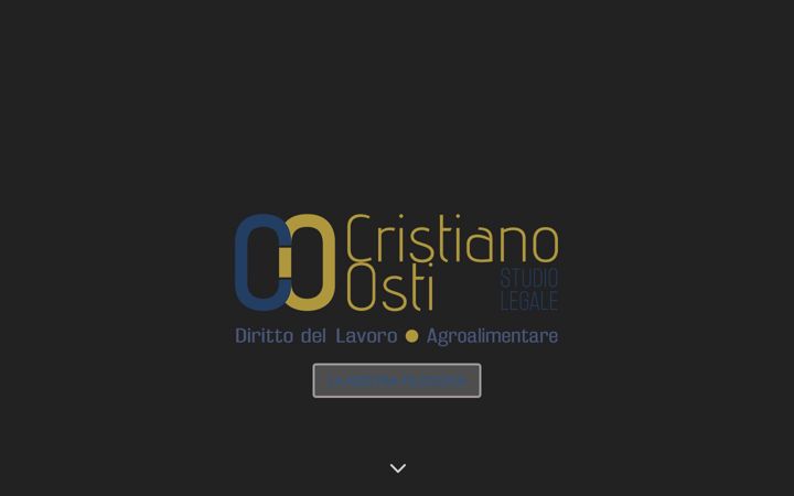 Screenshot of cristianoostistudiolegale.it