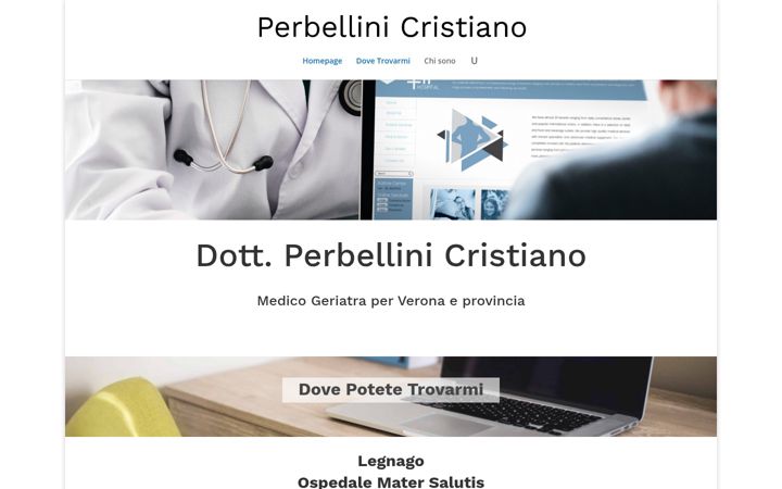 Screenshot di cristianoperbellini.it