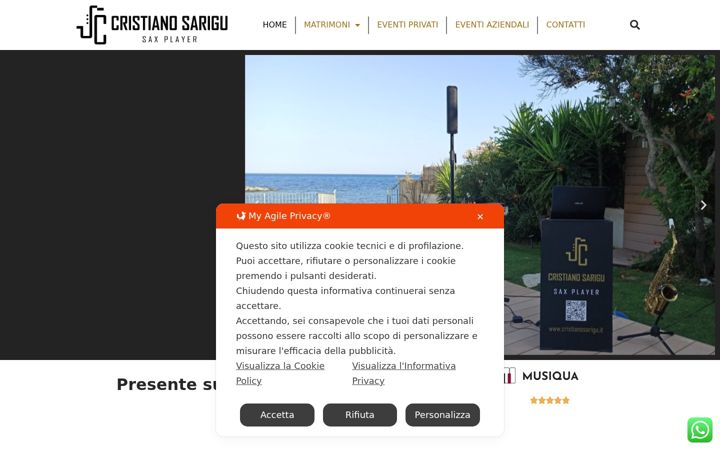 Screenshot of cristianosarigu.it