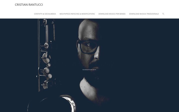 Screenshot of cristianrantucci.com