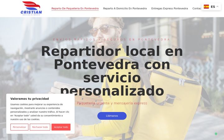 Screenshot of cristianreparto.com