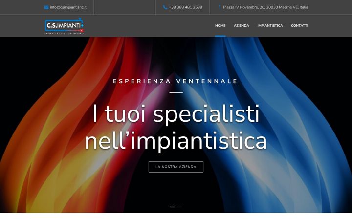 Screenshot of cristiansalvalaioimpianti.com