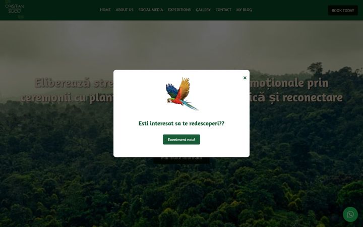 Screenshot of cristiansuciu-ghidultau.ro