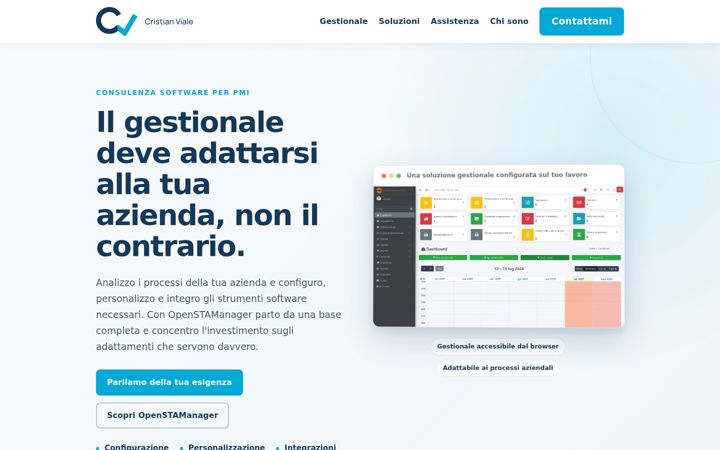 Screenshot of cristianviale.com