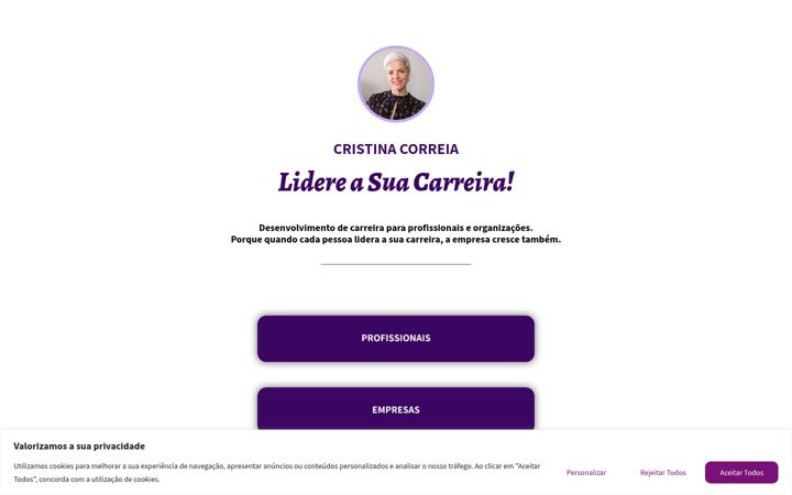 Screenshot of cristina-correia.com