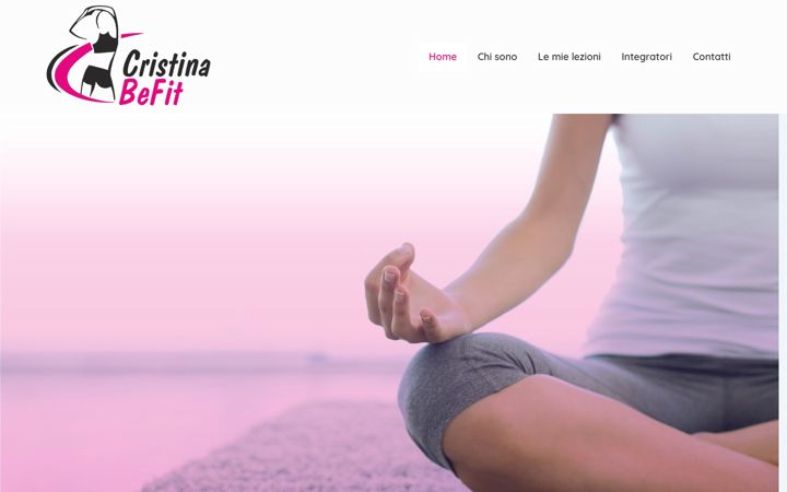 Екранна снимка на cristinabefit.it