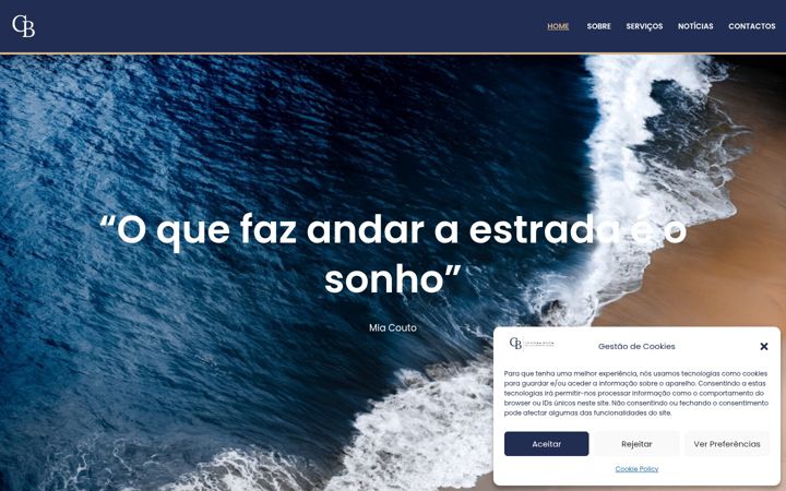 Screenshot van cristinabelem.pt