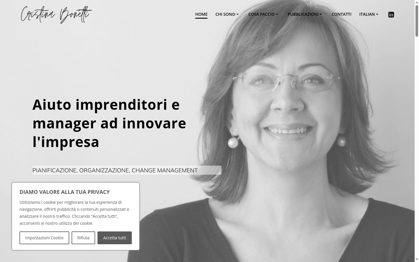 Capture d'écran de la bannière de consentement affichée avant toute interaction