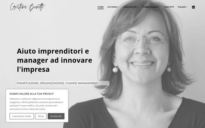 Screenshot of cristinabonetti.it