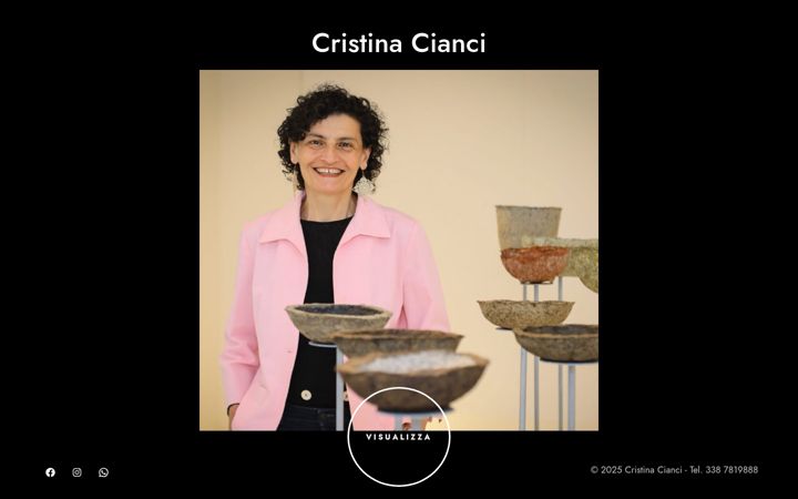 Ekrano kopija cristinacianci.it