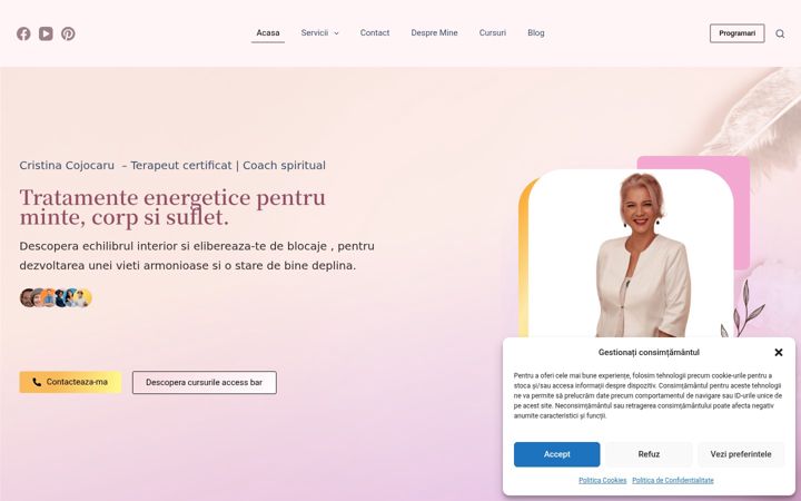 Képernyőkép: cristinacojocaru.eu