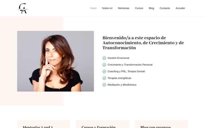 Screenshot of cristinadearmas.com