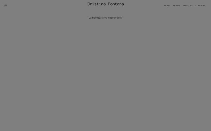 Screenshot of cristinafontana.it
