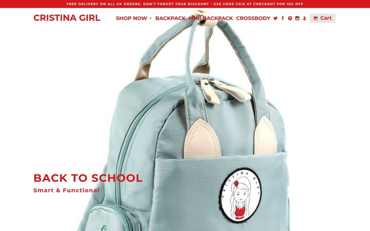 Screenshot of cristinagirl.com