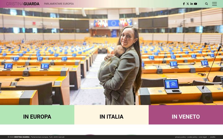 Screenshot of cristinaguarda.it