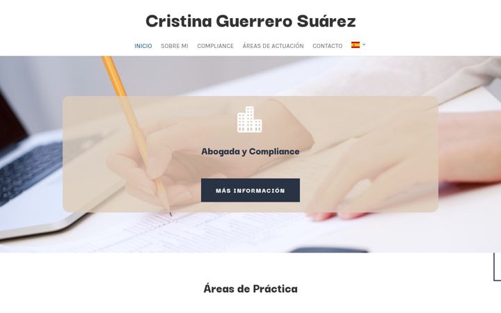 Screenshot of cristinaguerrero.es