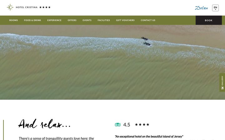 Screenshot of cristinajersey.com